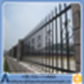 Beautiful metal pipe wrought iron fence, Heat treated steel fence/ aluminum fence